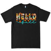 Black hello fall Premium Tee - Artiststas