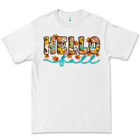 White hello fall Premium Tee - Artiststas