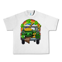Lunar Rock St Patrick's Day Truck With Pot Of Gold Horseshoe And Rainbow Urban Heavy Tee - RanaPortraitStore