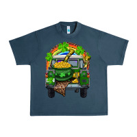 Midnight Navy St Patrick's Day Truck With Pot Of Gold Horseshoe And Rainbow Urban Heavy Tee - RanaPortraitStore