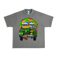 Tornado St Patrick's Day Truck With Pot Of Gold Horseshoe And Rainbow Urban Heavy Tee - RanaPortraitStore