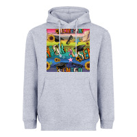 Heather Grey graduation seamless pattern Heavyweight Hoodie - BundleAndBundleShop