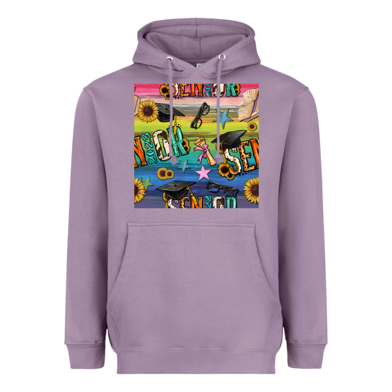 Graduation Seamless Pattern Heavyweight Hoodie by BundleAndBundleShop | Teevron