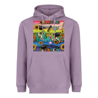 Lavender graduation seamless pattern Heavyweight Hoodie - BundleAndBundleShop