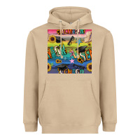 Mushroom graduation seamless pattern Heavyweight Hoodie - BundleAndBundleShop