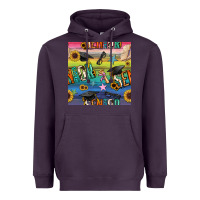 Plum graduation seamless pattern Heavyweight Hoodie - BundleAndBundleShop