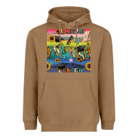 Toasted Coconut graduation seamless pattern Heavyweight Hoodie - BundleAndBundleShop