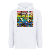 White graduation seamless pattern Heavyweight Hoodie - BundleAndBundleShop