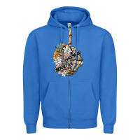 True Royal sensitive savage skeleton middle finger Zipper Hoodie - FaDigitalArtStudio
