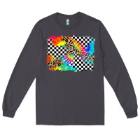 Smoke race leopard tie dye background Long Sleeve Tee - Zillion Design Studio