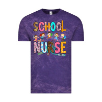 Cloud Purple school nurse Vintage Tee - RanaPortraitStore