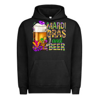 Pigment Black Mardi Gras and beer Urban Hoodie - BundleAndBundleShop