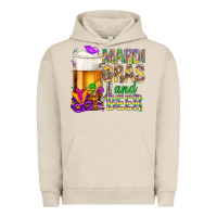 Pigment French Oak Mardi Gras and beer Urban Hoodie - BundleAndBundleShop