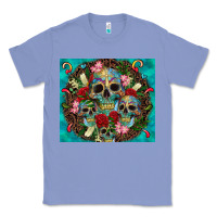 Colony Blue sugar skulls tumbler 3 Classic Tee - CTS Tumbler Store