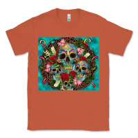 Copper sugar skulls tumbler 3 Classic Tee - CTS Tumbler Store