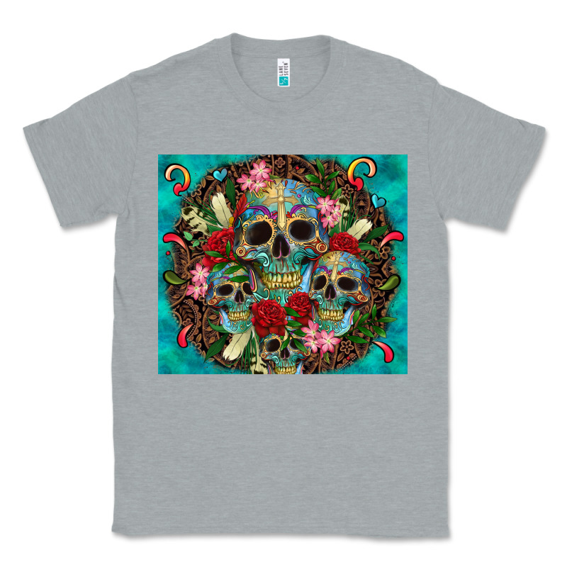 Sugar Skulls Tumbler 3 Classic Tee by CTS Tumbler Store | Teevron