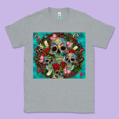 Sugar Skulls Tumbler 3 Classic Tee Designed By Cts Tumbler Store