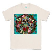 Natural sugar skulls tumbler 3 Classic Tee - CTS Tumbler Store