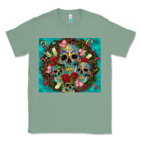 Sage sugar skulls tumbler 3 Classic Tee - CTS Tumbler Store