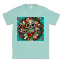 Seafoam sugar skulls tumbler 3 Classic Tee - CTS Tumbler Store