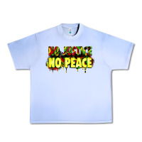 Grape Ice no justice no peace Urban Heavy Tee - Zillion Design Studio