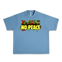Pebble Blue no justice no peace Urban Heavy Tee - Zillion Design Studio