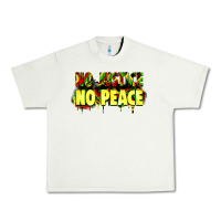 Pistachio no justice no peace Urban Heavy Tee - Zillion Design Studio