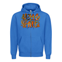 True Royal hello fall Zipper Hoodie - RacoonDesign