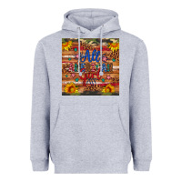 Heather Grey all american girl Heavyweight Hoodie - Artiststas