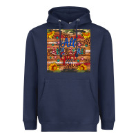 Navy all american girl Heavyweight Hoodie - Artiststas