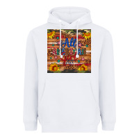 White all american girl Heavyweight Hoodie - Artiststas