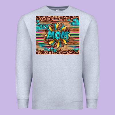 Sunflower Mom Premium Sweatshirt Designed By Artiststas