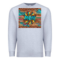 Heather Grey sunflower mom Premium Sweatshirt - Artiststas