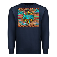 Navy sunflower mom Premium Sweatshirt - Artiststas