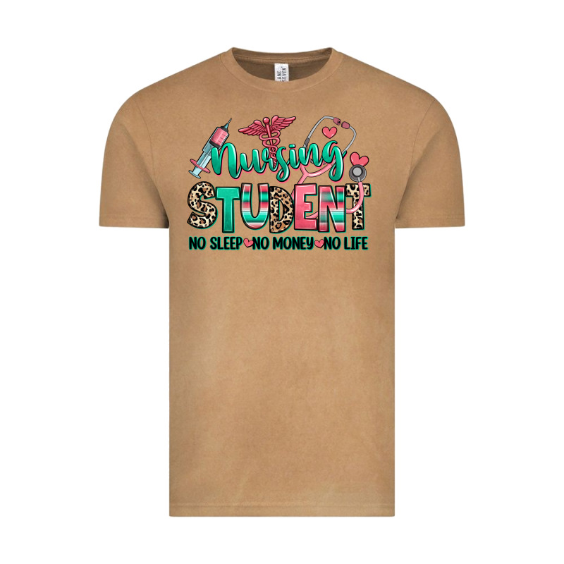 Nursing Student No Sleep No Money No Life Vintage Tee by RanaPortraitStore | Teevron