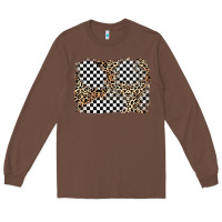Chestnut race leopard background Long Sleeve Tee - Zillion Design Studio