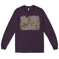 Plum race leopard background Long Sleeve Tee - Zillion Design Studio