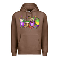 Chestnut mardi gras coffee cups Premium Hoodie - MaliasSmallBusiness