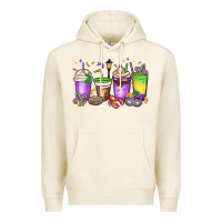 Sandshell mardi gras coffee cups Premium Hoodie - MaliasSmallBusiness