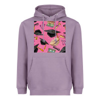 Lavender pink glitter graduation seamless pattern Heavyweight Hoodie - BundleAndBundleShop