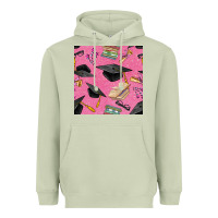 Matcha pink glitter graduation seamless pattern Heavyweight Hoodie - BundleAndBundleShop