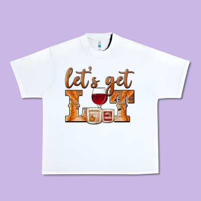 Let's Get Lit Candles Urban Heavy Tee Designed By Barkaloodesign