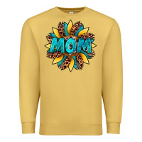 Antique Gold sunflower mom leopard Premium Sweatshirt - Artiststas