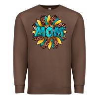 Chestnut sunflower mom leopard Premium Sweatshirt - Artiststas