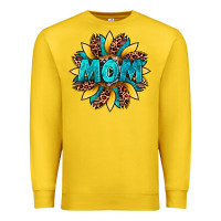 Lemon sunflower mom leopard Premium Sweatshirt - Artiststas
