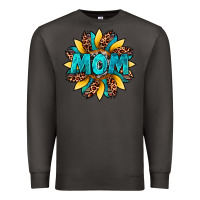 Smoke sunflower mom leopard Premium Sweatshirt - Artiststas