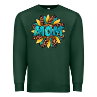Sports Green sunflower mom leopard Premium Sweatshirt - Artiststas