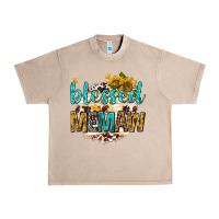 French Oak blessed memaw with sunflowers Urban Heavy Tee - texasbilliewilder