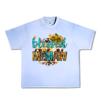 Grape Ice blessed memaw with sunflowers Urban Heavy Tee - texasbilliewilder