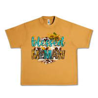 Peanut Butter blessed memaw with sunflowers Urban Heavy Tee - texasbilliewilder